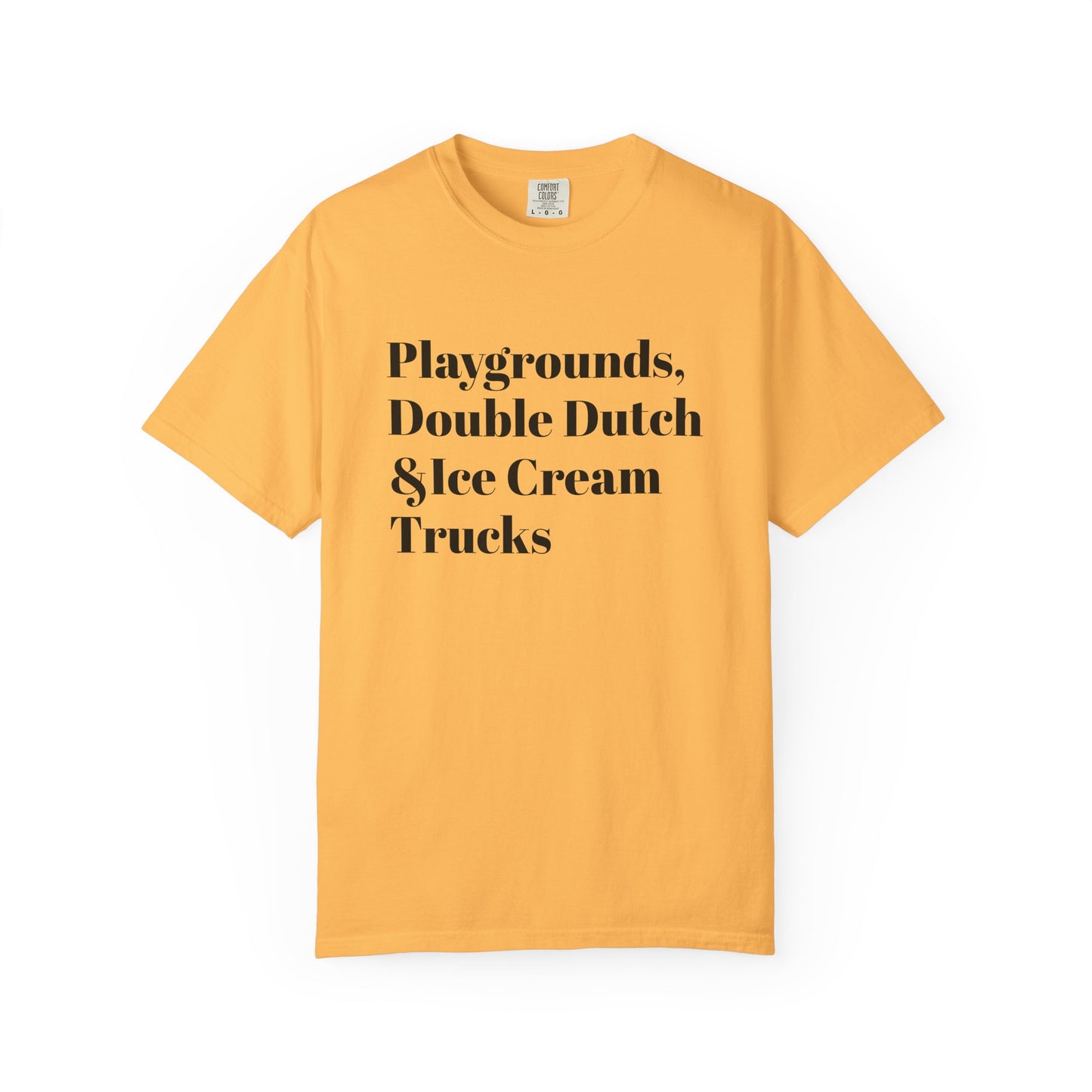 Playground Nostalgia Tee - Black font