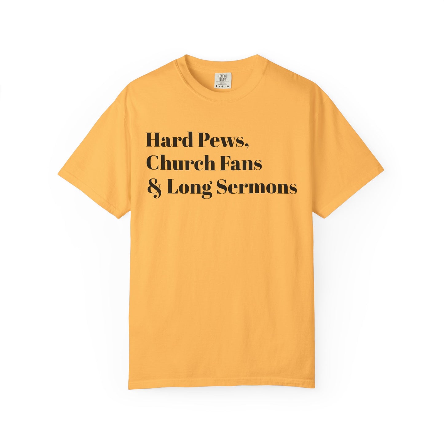 Hard Pews Nostalgia Tee - Black font