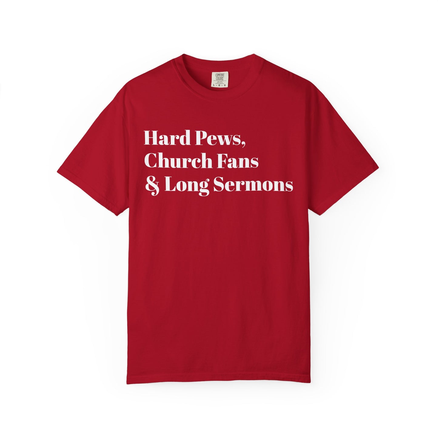 Hard Pews Nostalgia Tee - White font