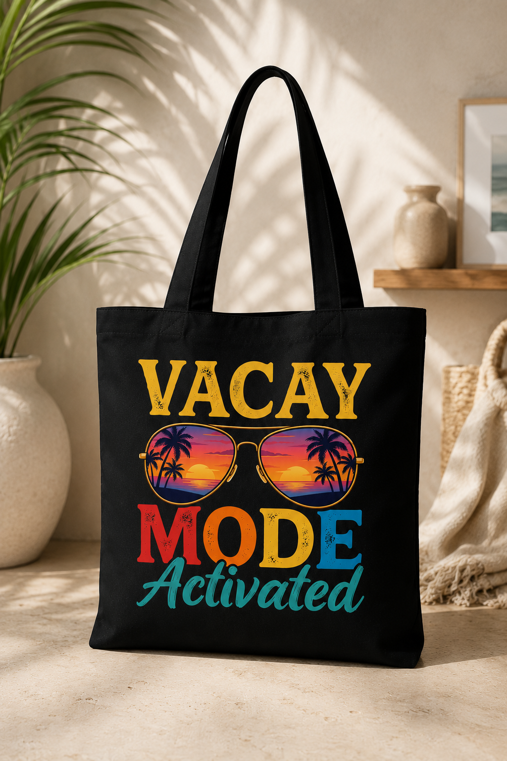 "Vacay Mode Activated" Tote