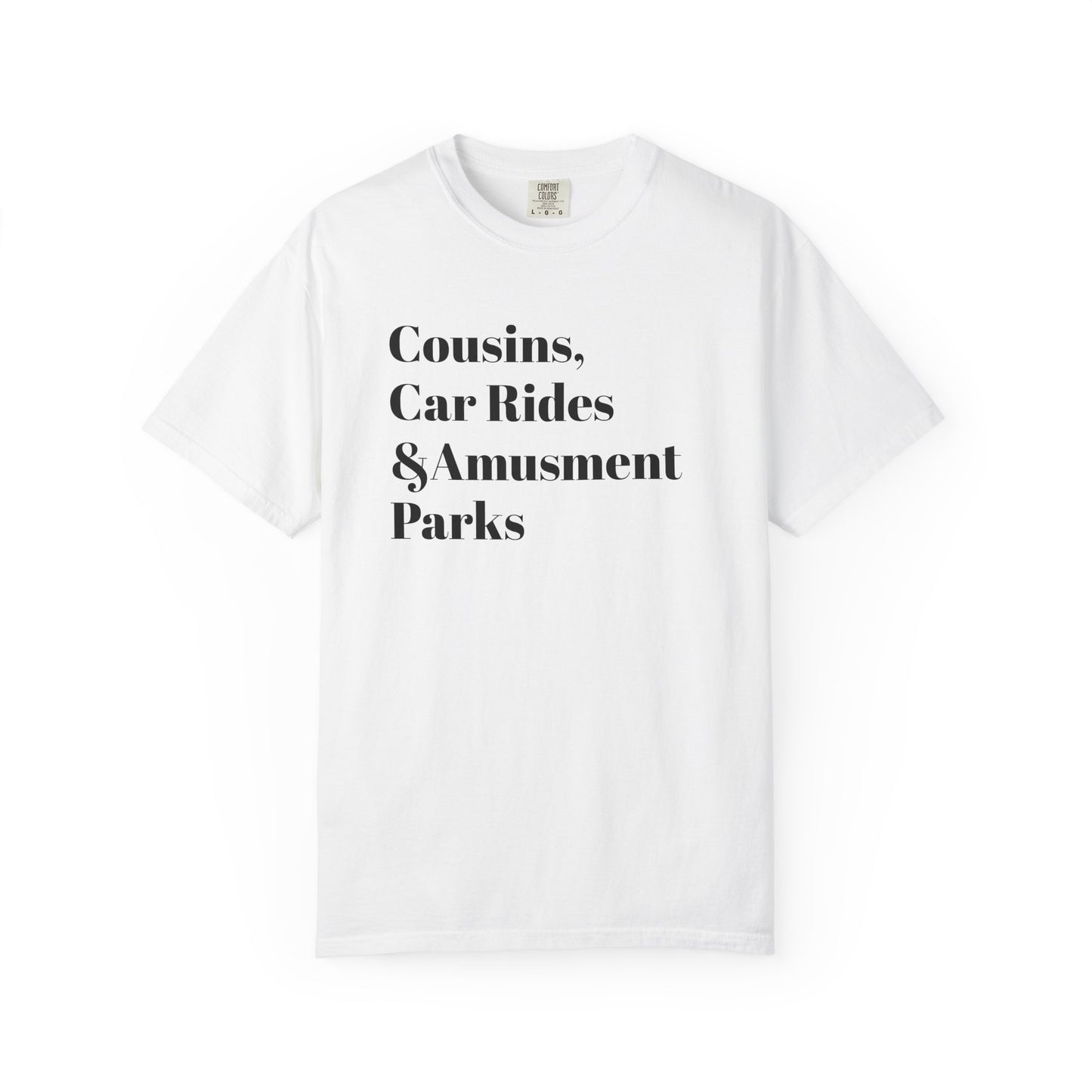 Amusement Park Nostalgia Tee - Black font