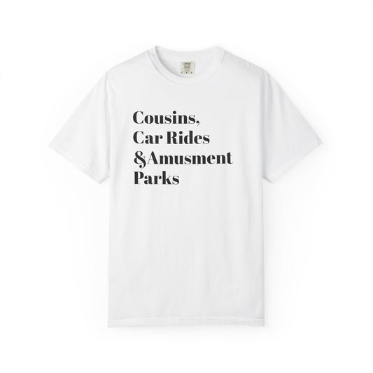Amusement Park Nostalgia Tee - Black font