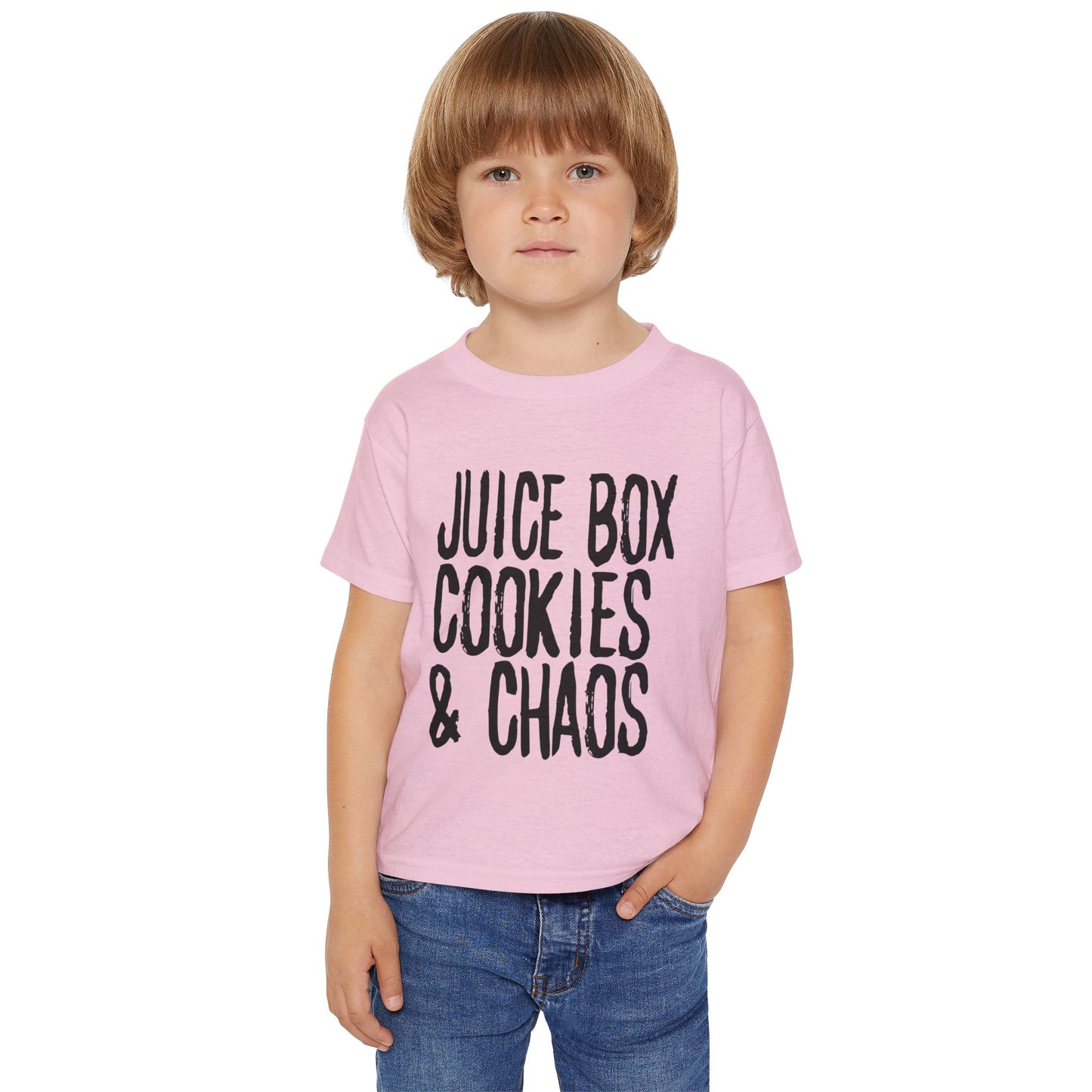 Toddler T-Shirt - "Juice Box, Cookies & Chaos" Playful Kids Tee