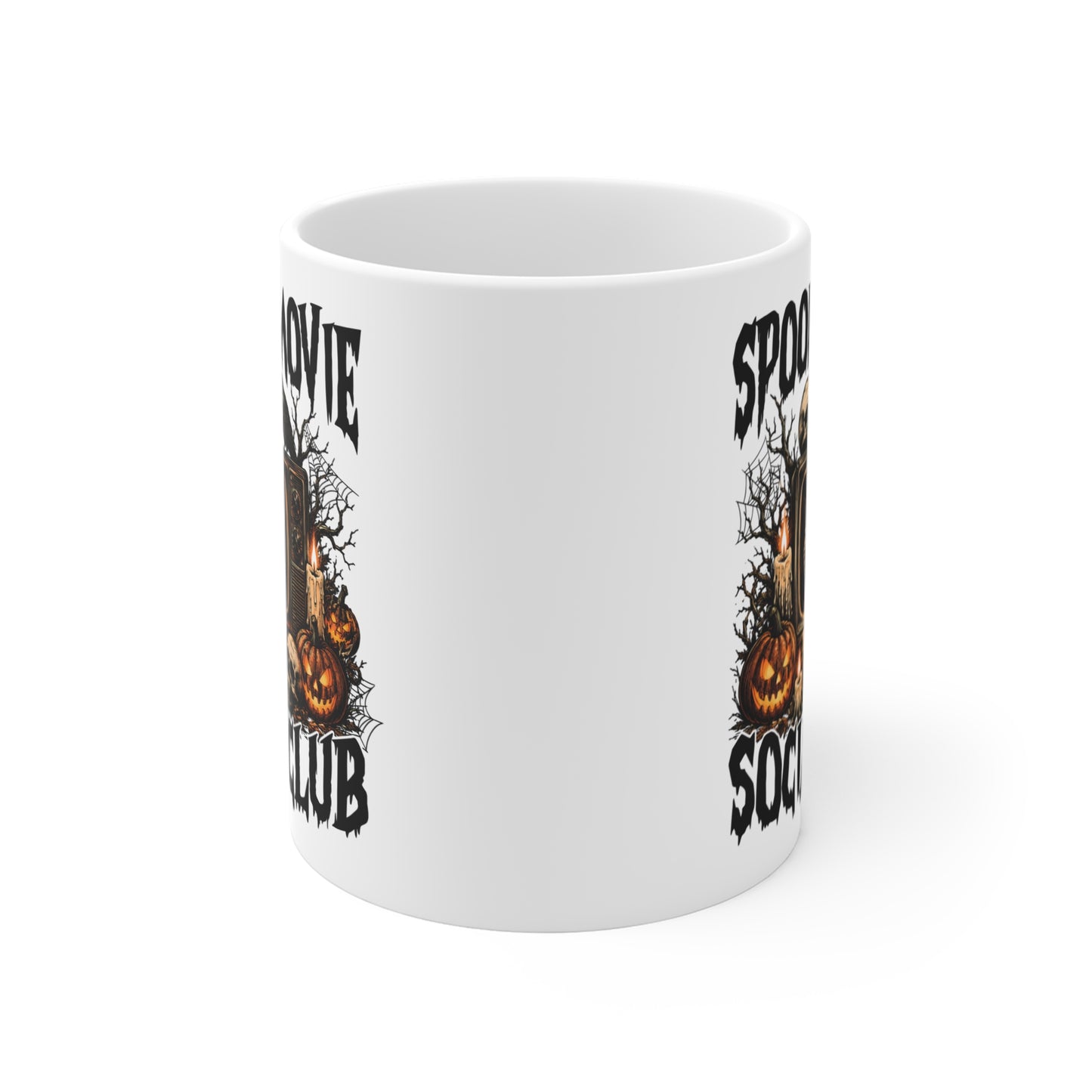 Spooky Movie Social Club Mug — 11 oz.