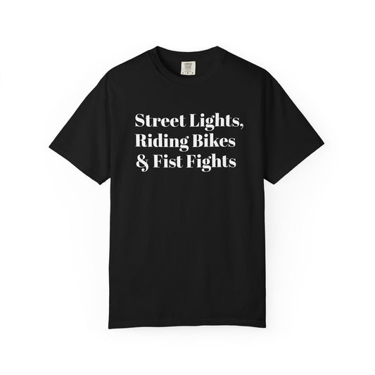 Street Lights Nostalgia Tee - White font