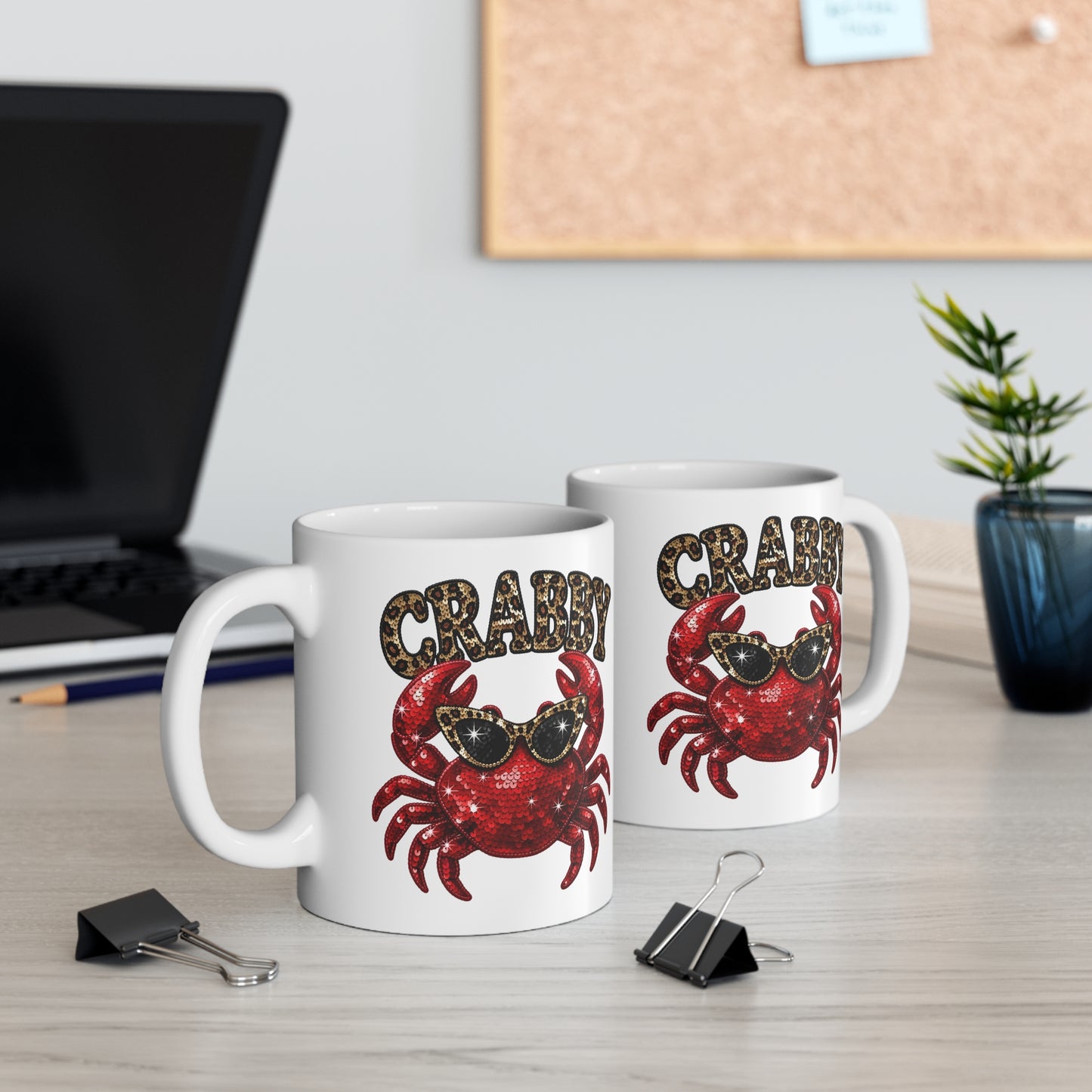 "Crabby' Glam Mug — 11 oz.