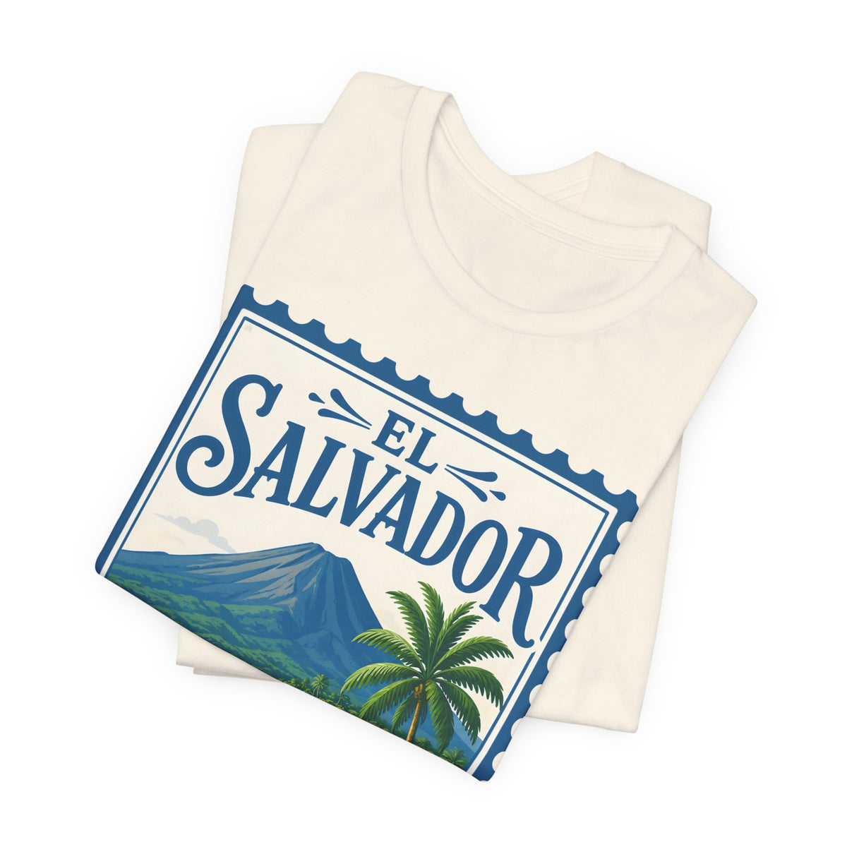 El Salvador Vintage Postage Stamp Graphic Tee