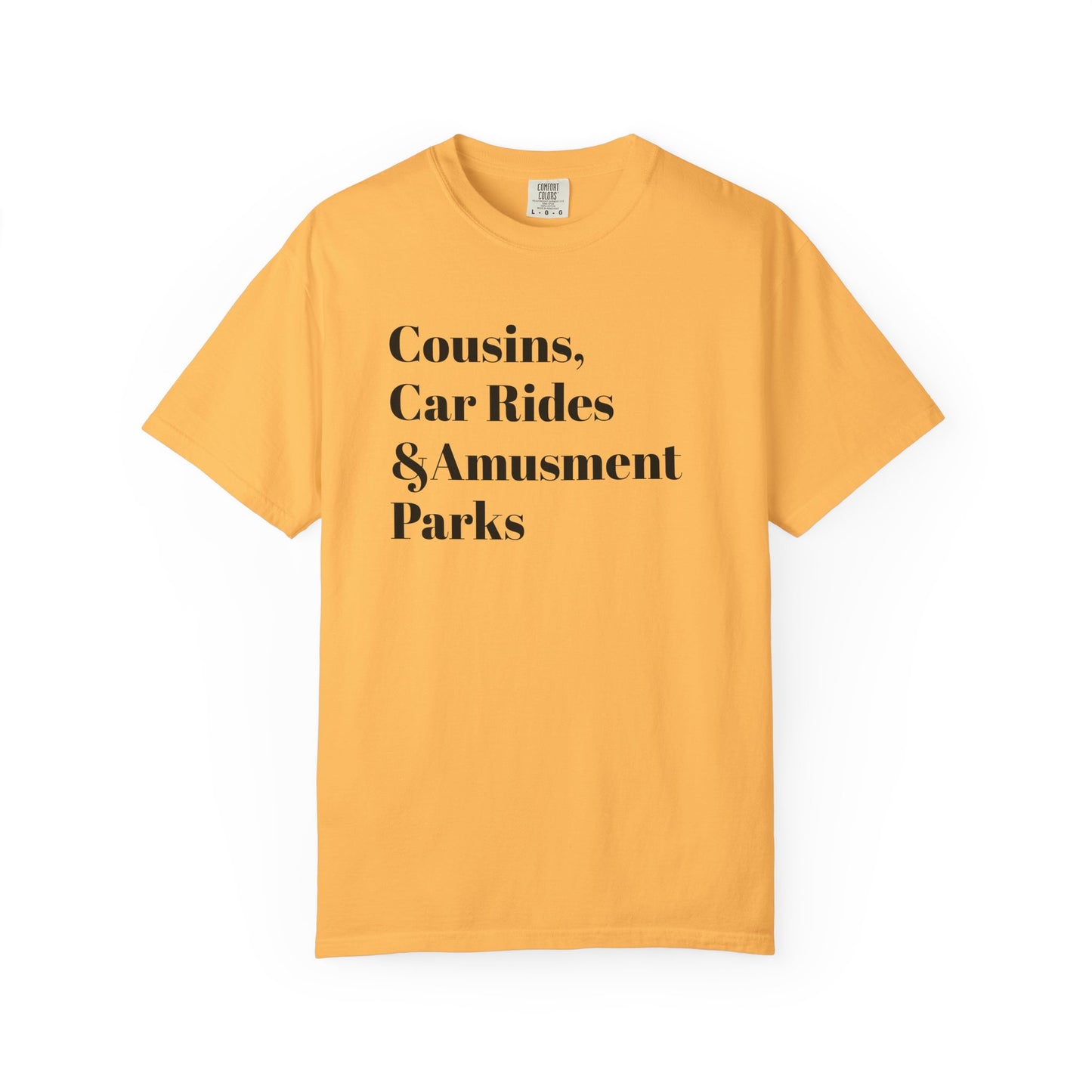 Amusement Park Nostalgia Tee - Black font