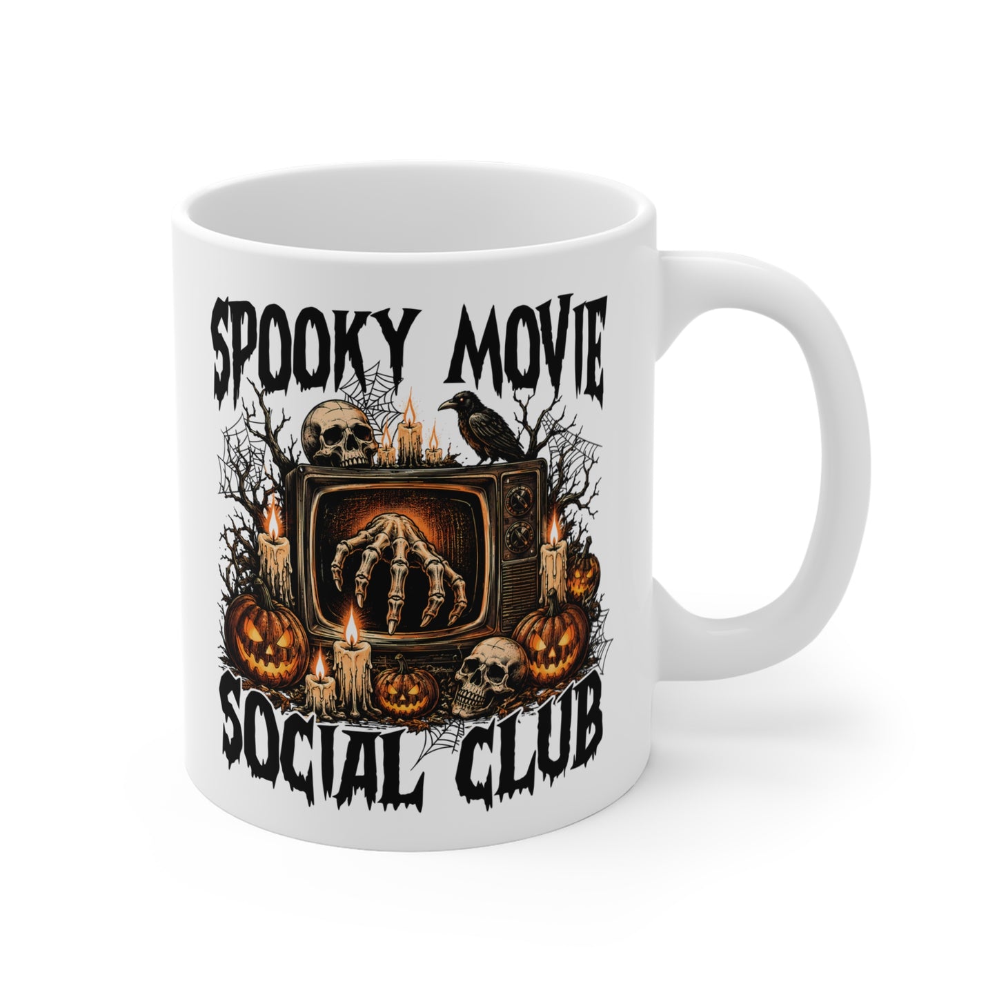 Spooky Movie Social Club Mug — 11 oz.