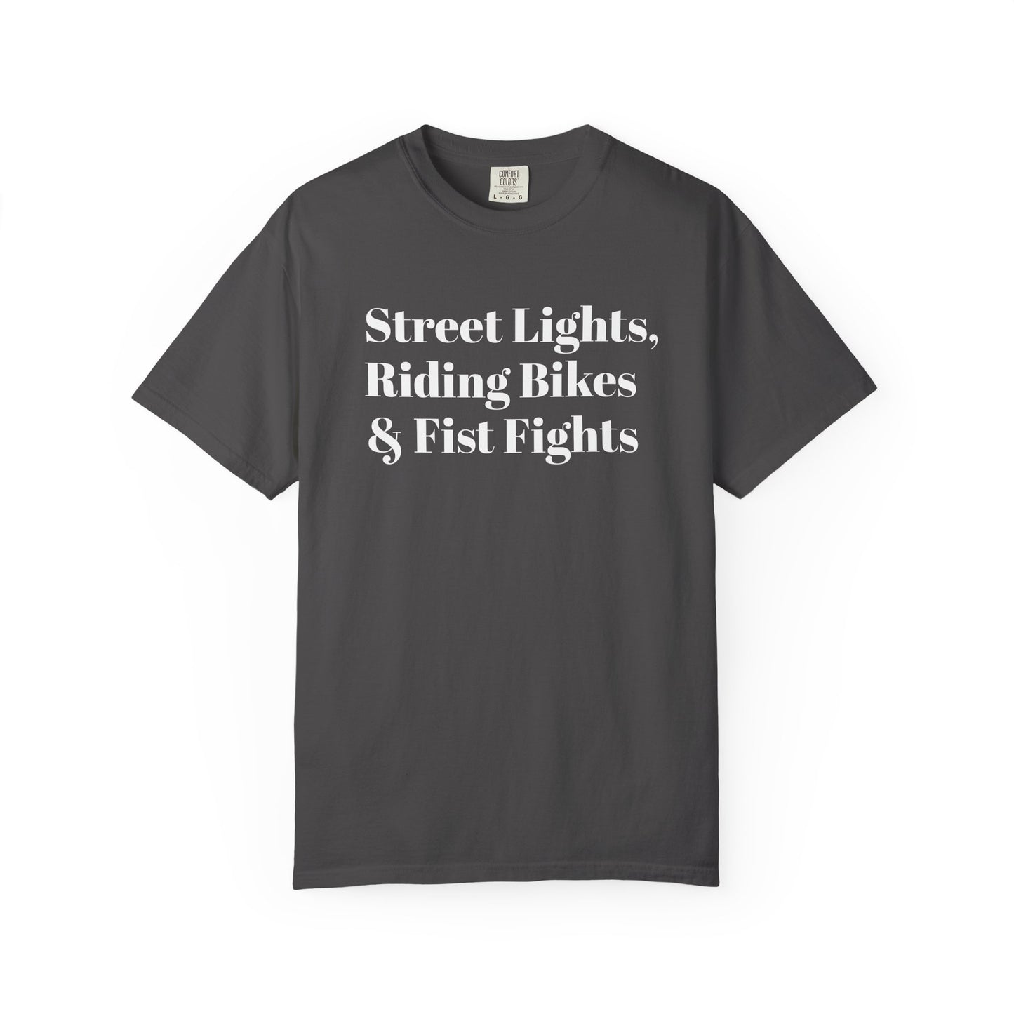 Street Lights Nostalgia Tee - White font