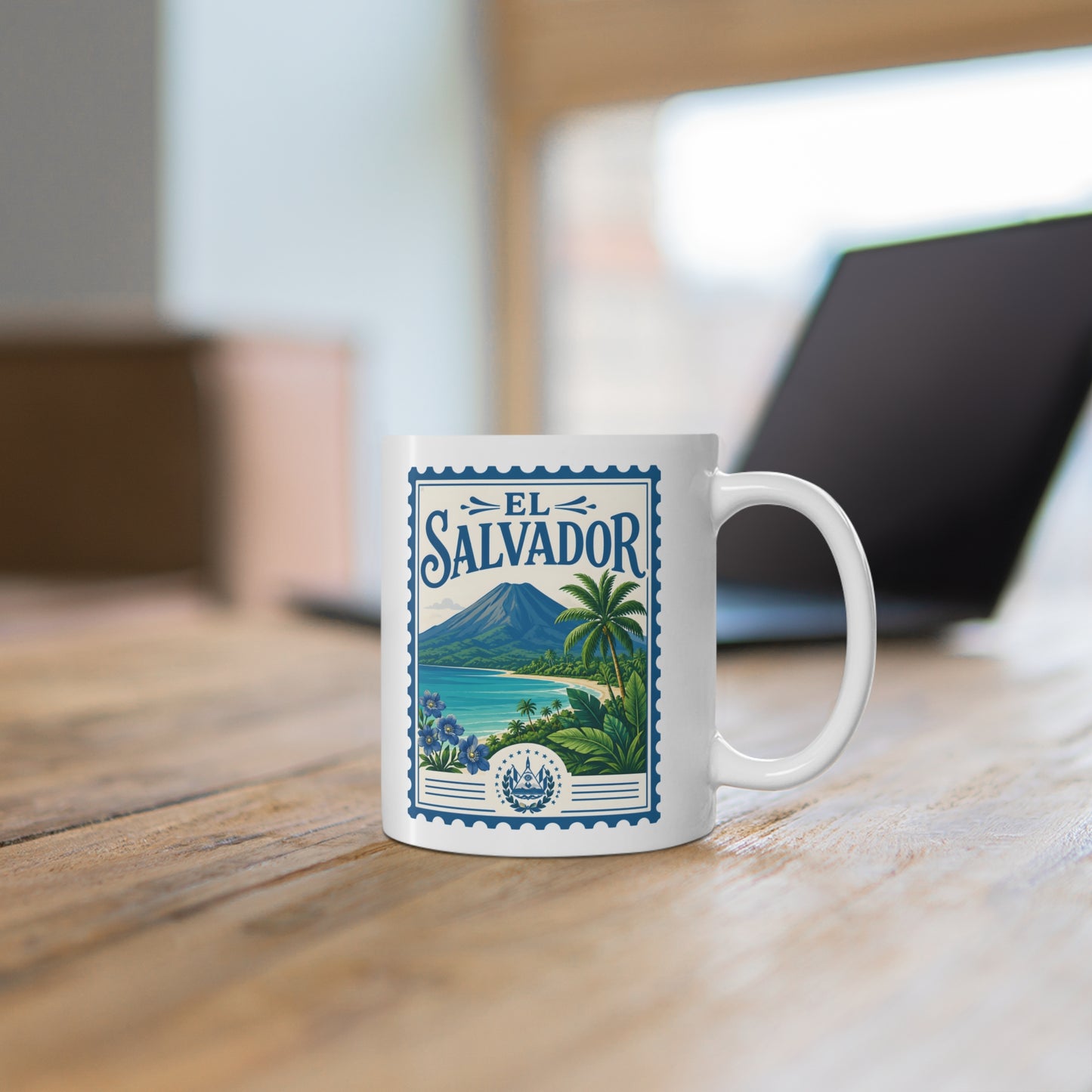 El Salvador Travel Stamp Mug — 11oz