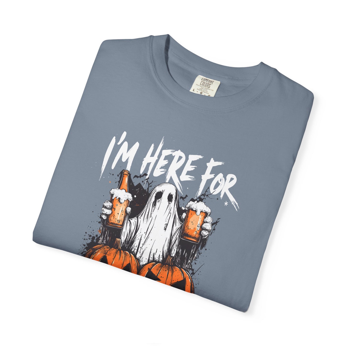 “I’m Here For The Boos” Graphic Tee - White font