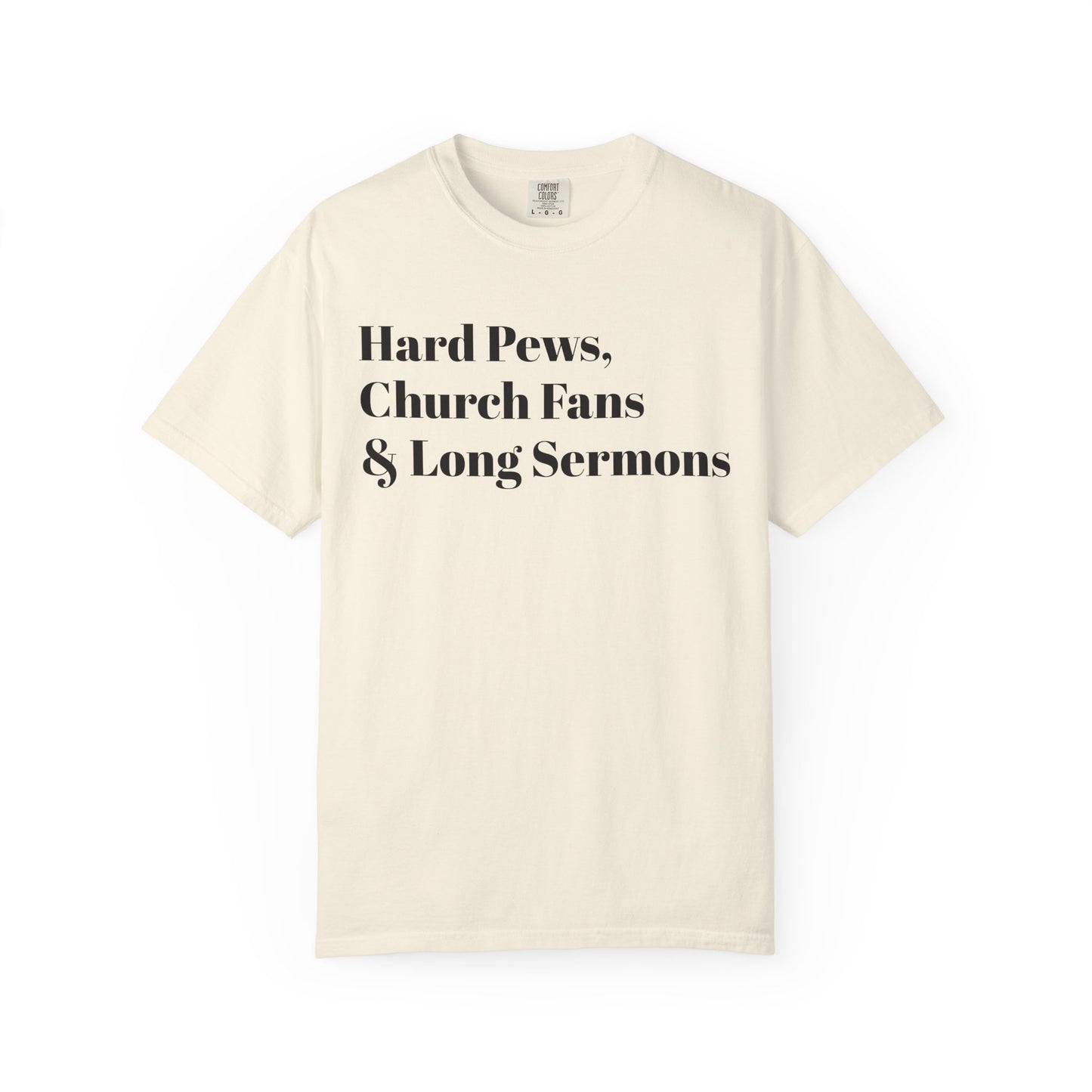 Hard Pews Nostalgia Tee - Black font