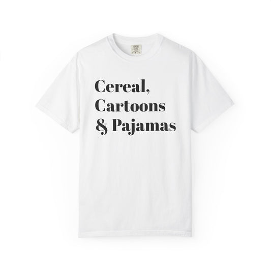 Cereal Nostalgia Tee - Black font
