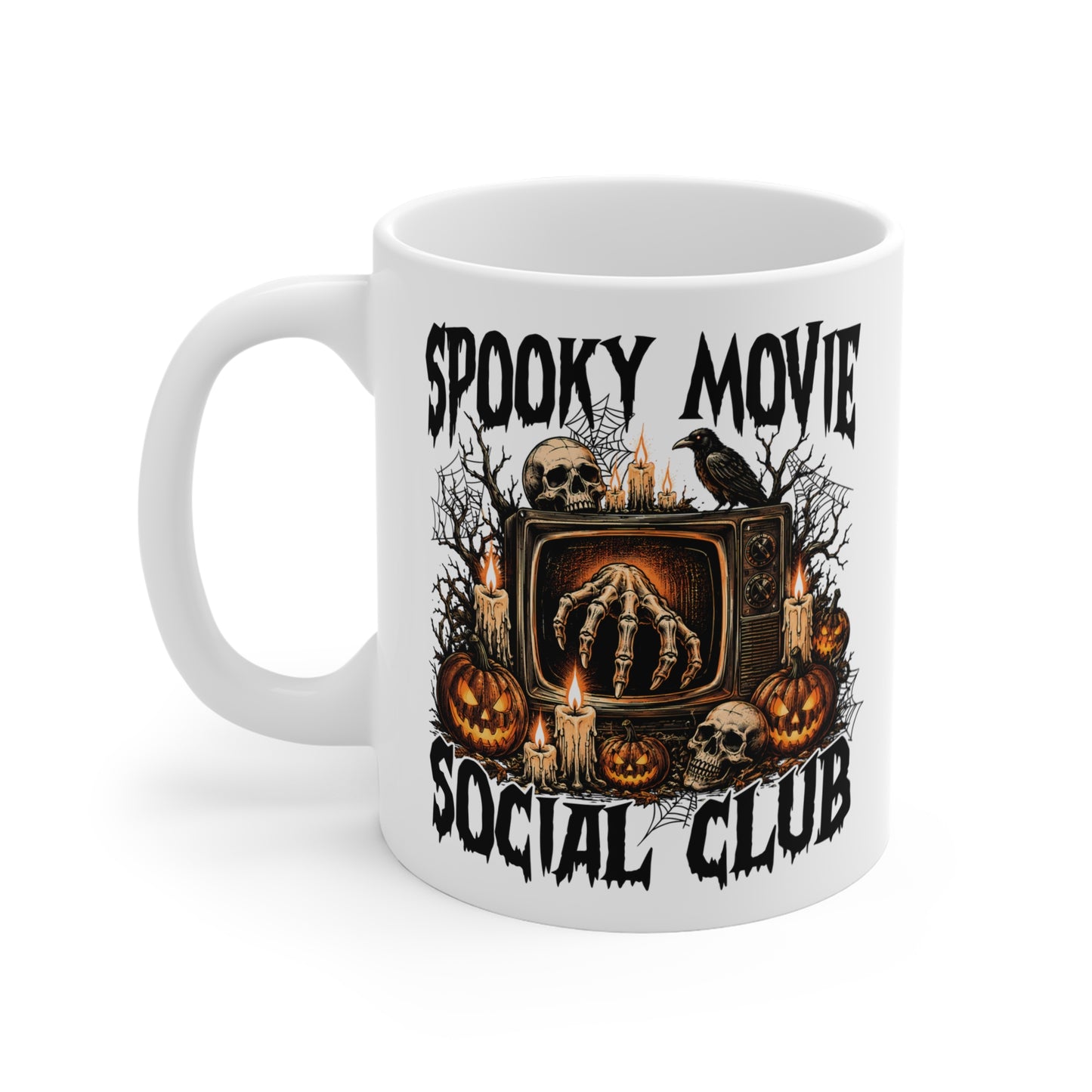 Spooky Movie Social Club Mug — 11 oz.