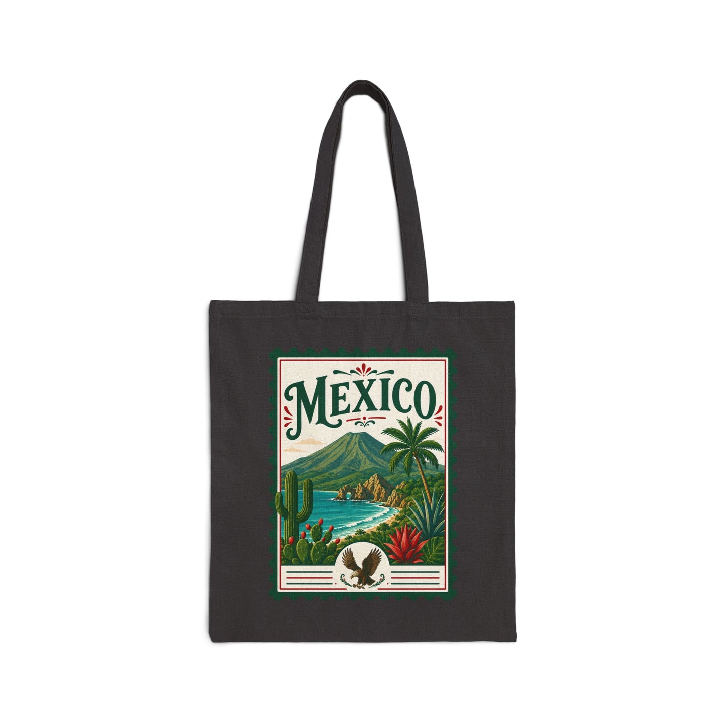 "Mexico" Canvas Travel Tote