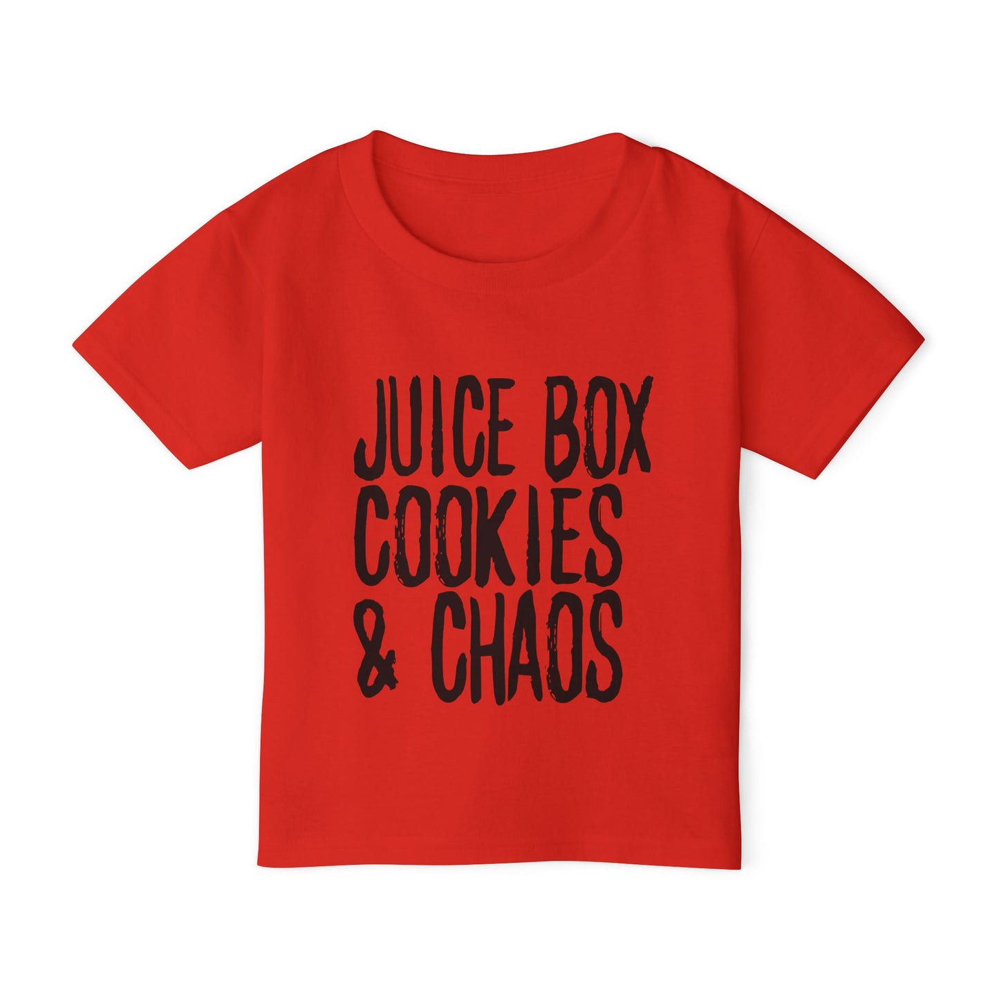 Toddler T-Shirt - "Juice Box, Cookies & Chaos" Playful Kids Tee