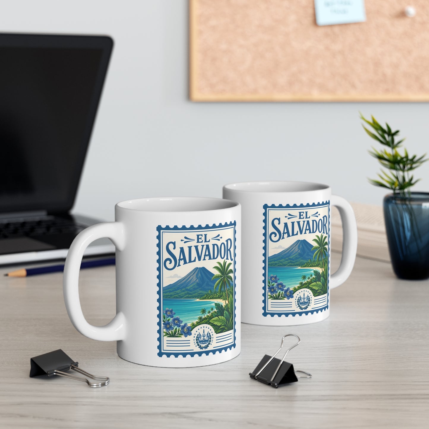 El Salvador Travel Stamp Mug — 11oz
