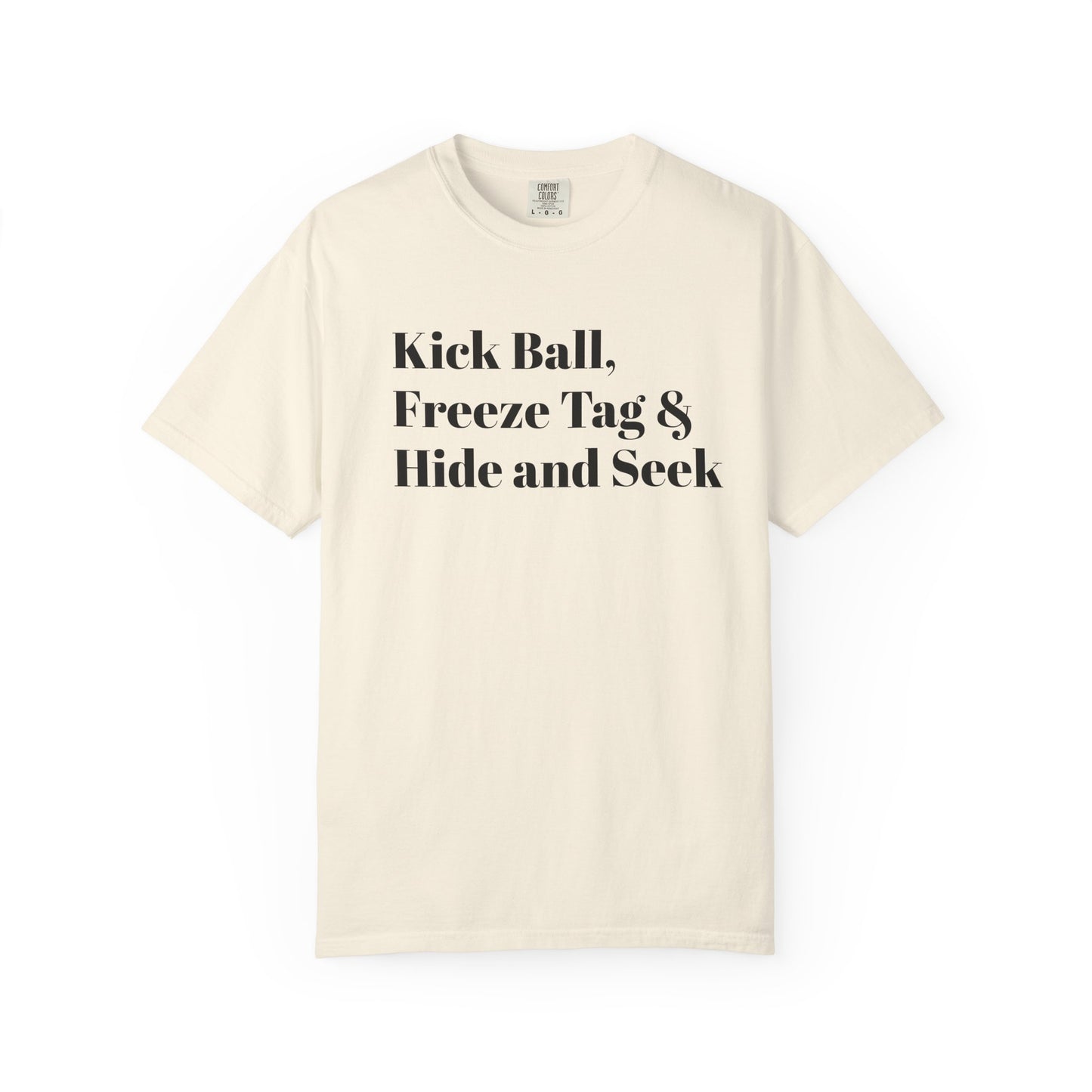 Kick Ball Nostalgia Tee - Black font