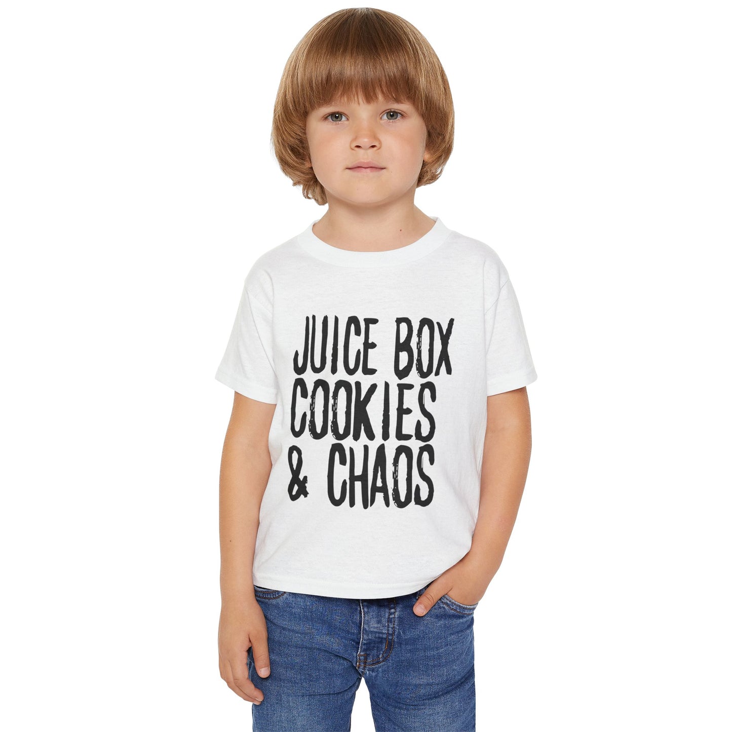 Toddler T-Shirt - "Juice Box, Cookies & Chaos" Playful Kids Tee