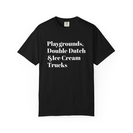Playground Nostalgia Tee - White font