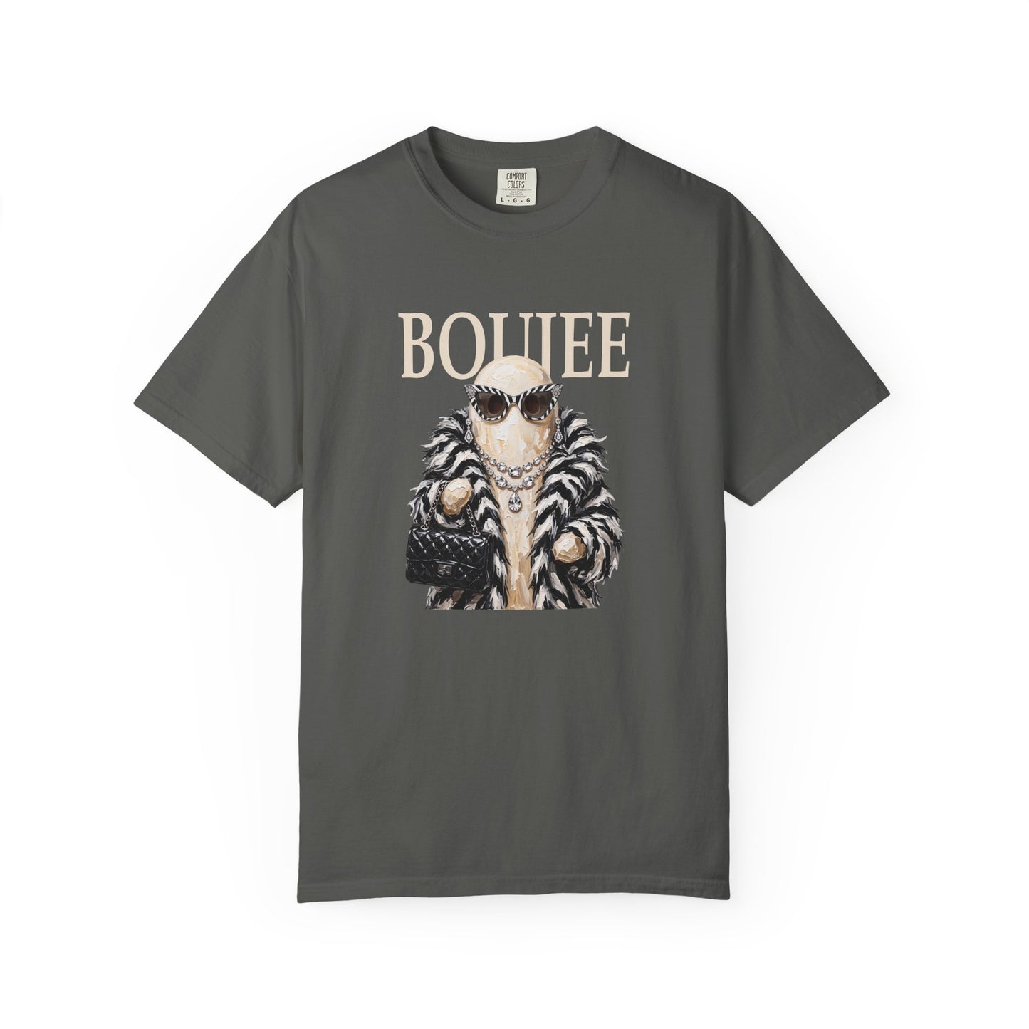 Boujee Ghost Zebra Fur  Graphic Tee