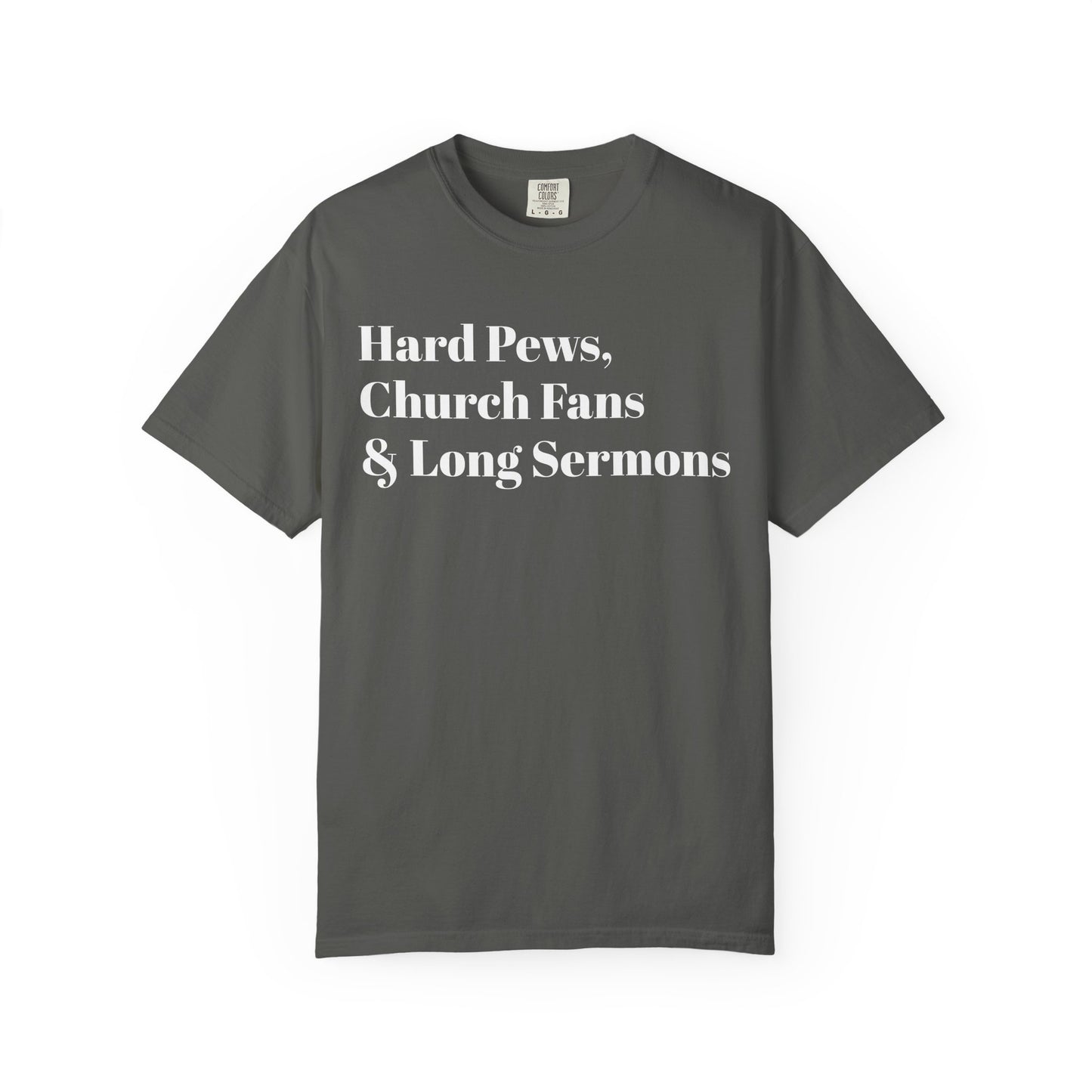 Hard Pews Nostalgia Tee - White font