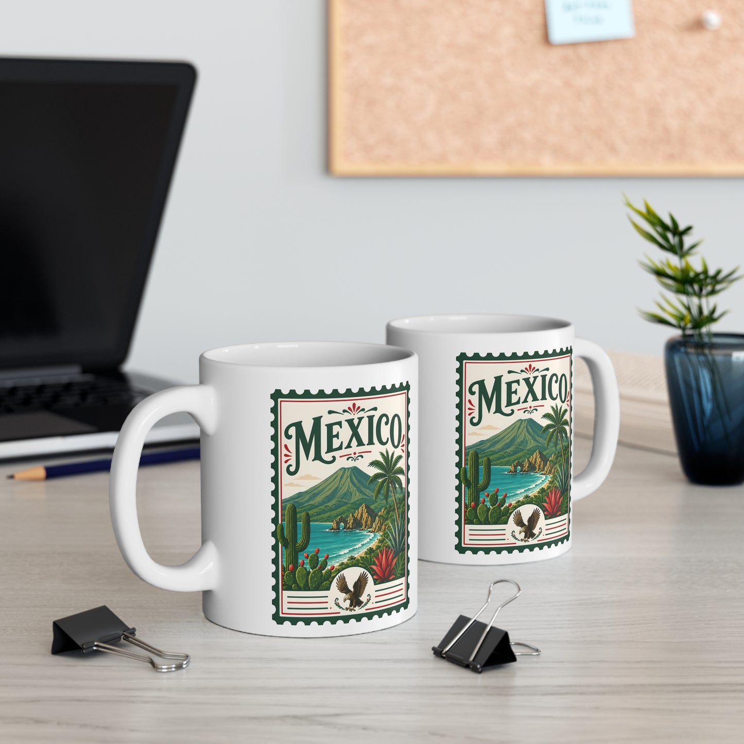 Mexico Travel Stamp Mug — 11 oz.
