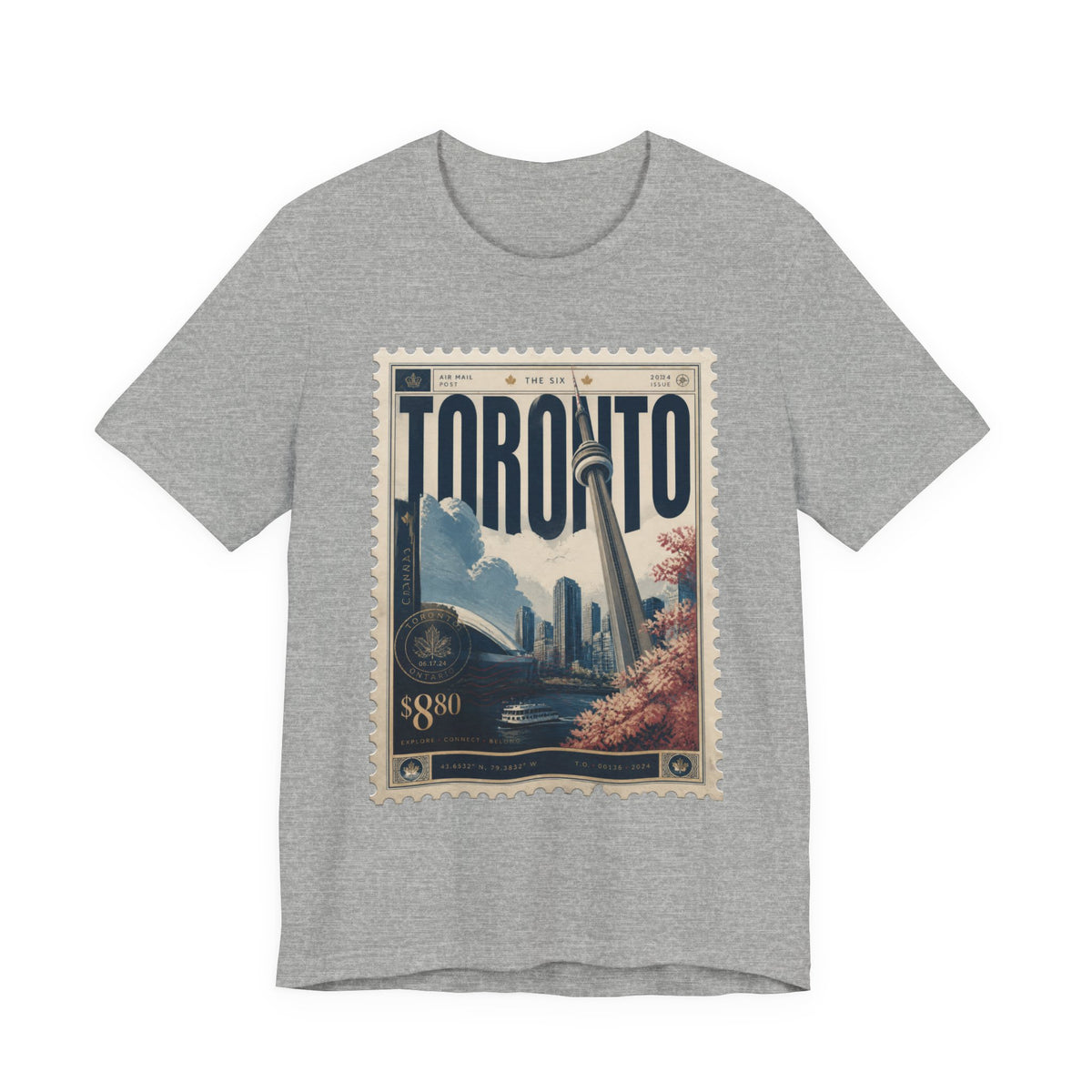 Toronto Vintage Postage Stamp Graphic Tee