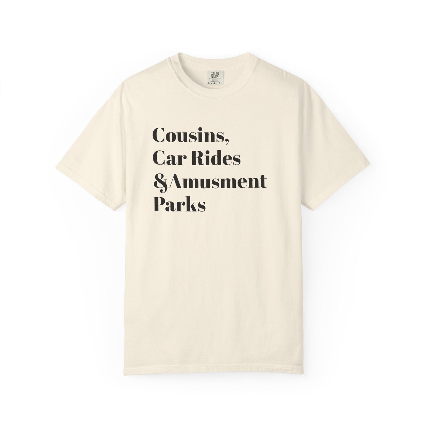 Amusement Park Nostalgia Tee - Black font