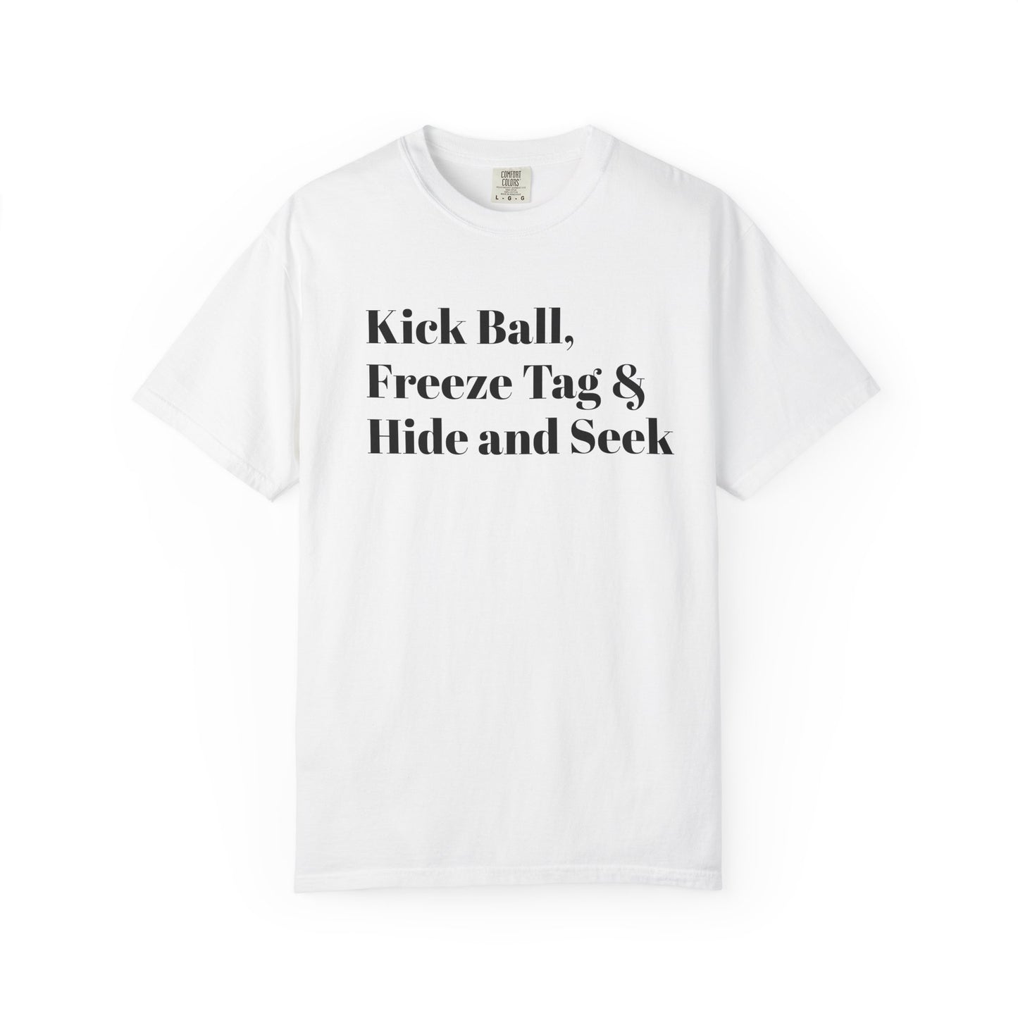 Kick Ball Nostalgia Tee - Black font