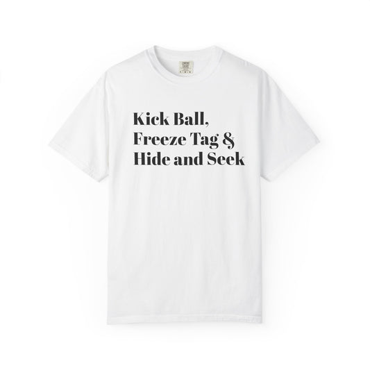 Kick Ball Nostalgia Tee - Black font