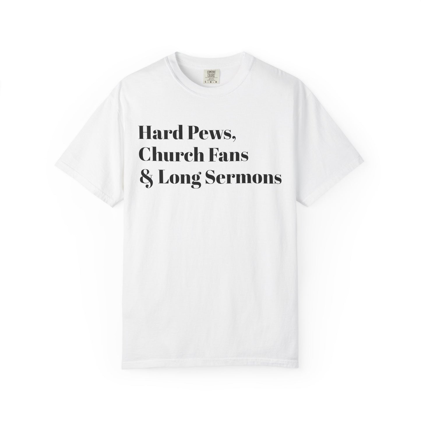 Hard Pews Nostalgia Tee - Black font