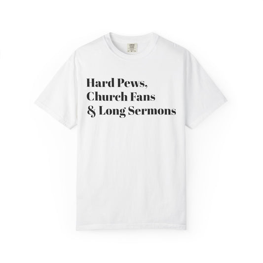 Hard Pews Nostalgia Tee - Black font