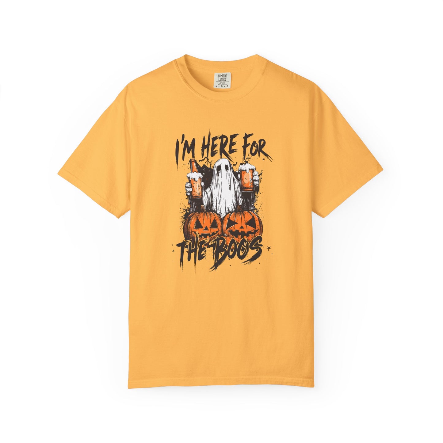 “I’m Here For The Boos” Graphic Tee - Black font