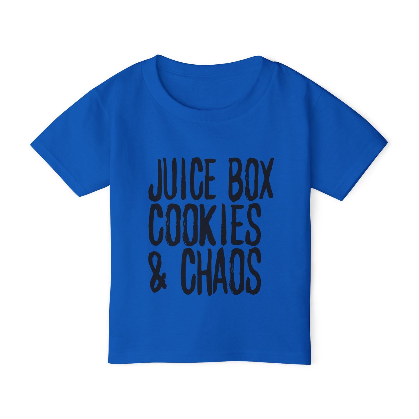 Toddler T-Shirt - "Juice Box, Cookies & Chaos" Playful Kids Tee