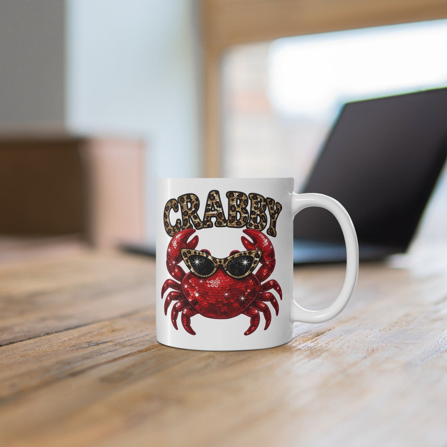 "Crabby' Glam Mug — 11 oz.
