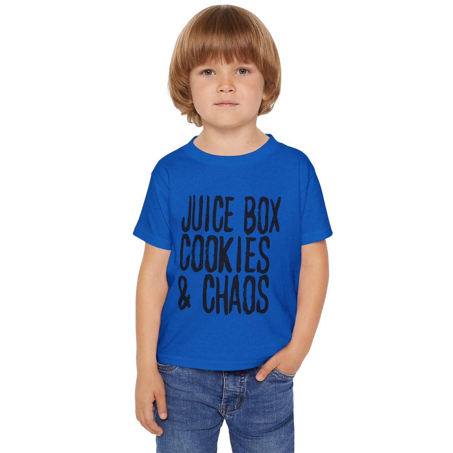 Toddler T-Shirt - "Juice Box, Cookies & Chaos" Playful Kids Tee