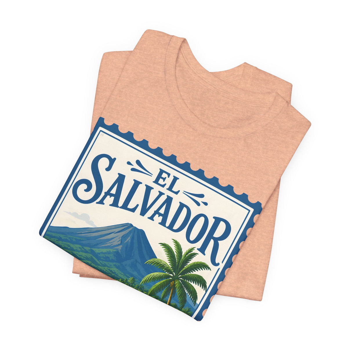 El Salvador Vintage Postage Stamp Graphic Tee