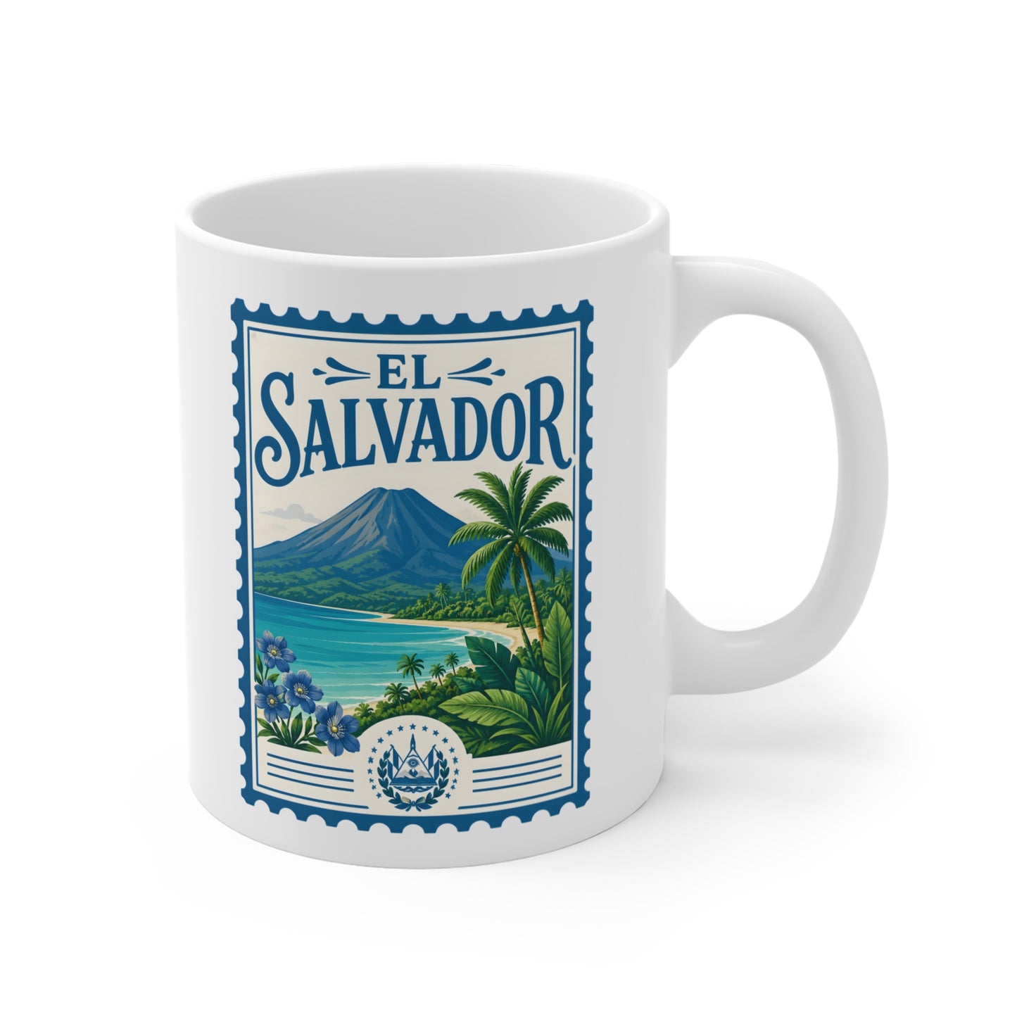 El Salvador Travel Stamp Mug — 11oz