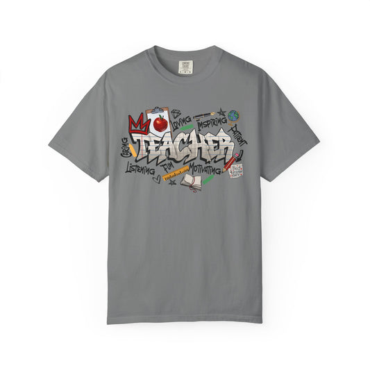 Teacher Graffiti Graphic Tee