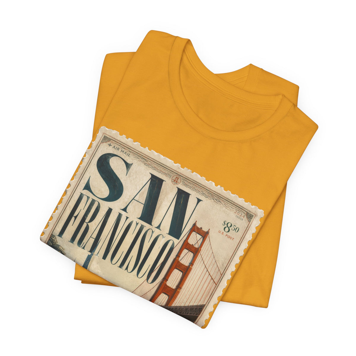 San Francisco Vintage Postage Stamp Graphic Tee