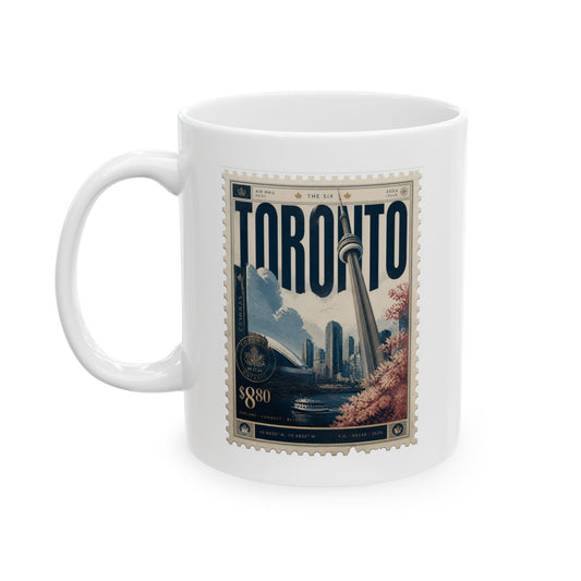 "Toronto" Vintage Travel Stamp Mug – 11 oz.