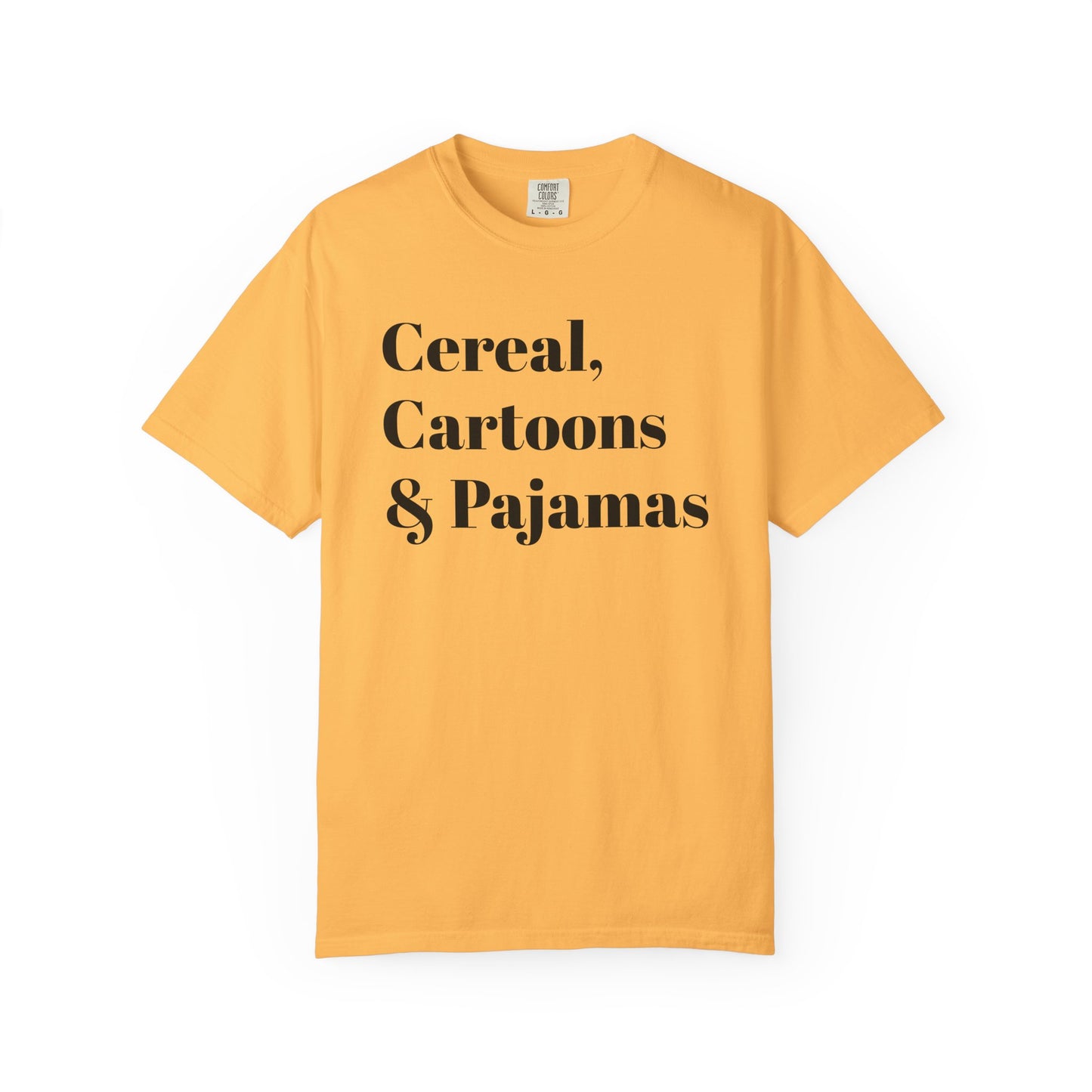 Cereal Nostalgia Tee - Black font