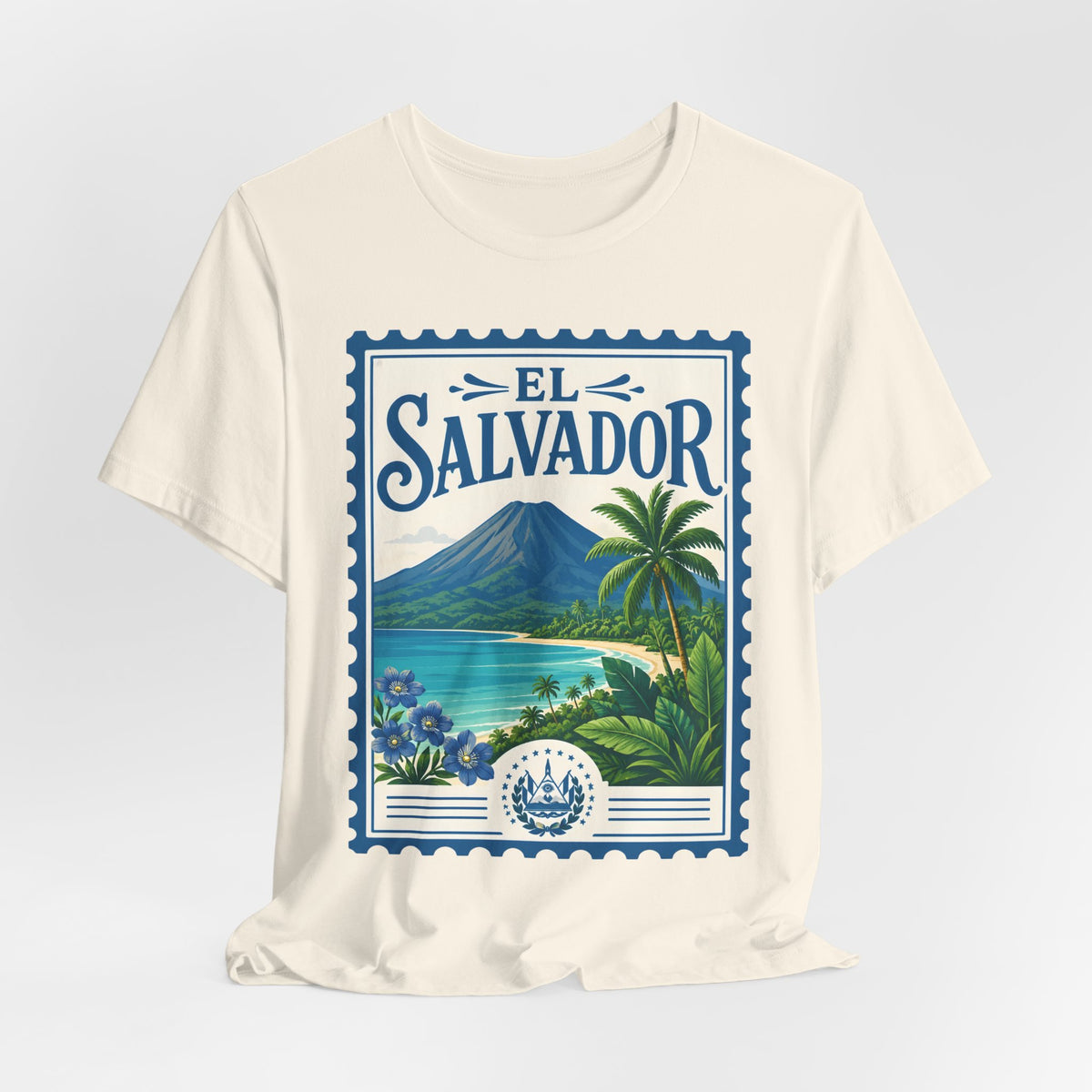 El Salvador Vintage Postage Stamp Graphic Tee