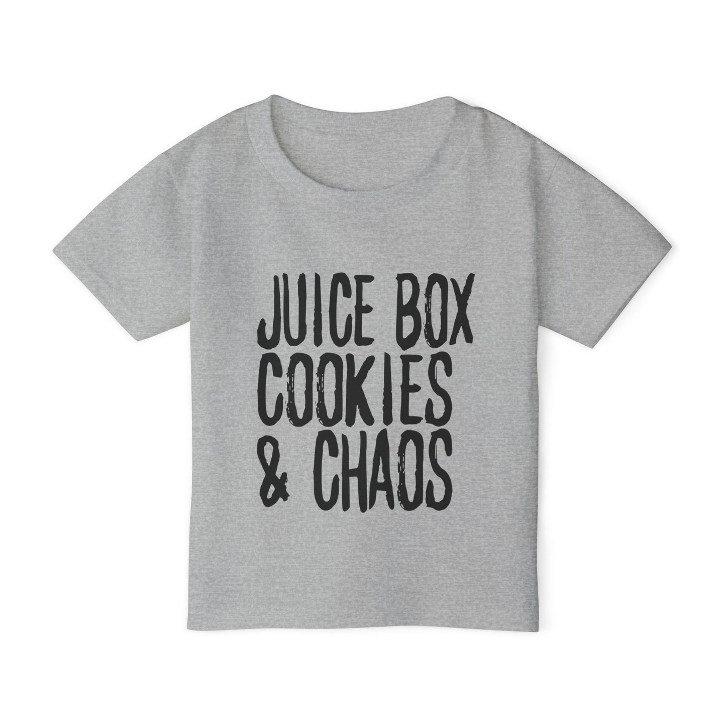 Toddler T-Shirt - "Juice Box, Cookies & Chaos" Playful Kids Tee