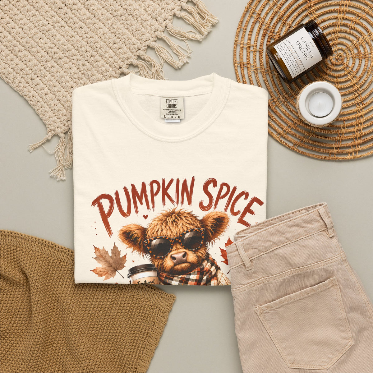 Moo-dy Vibes Cow Graphic Tee - Dark font
