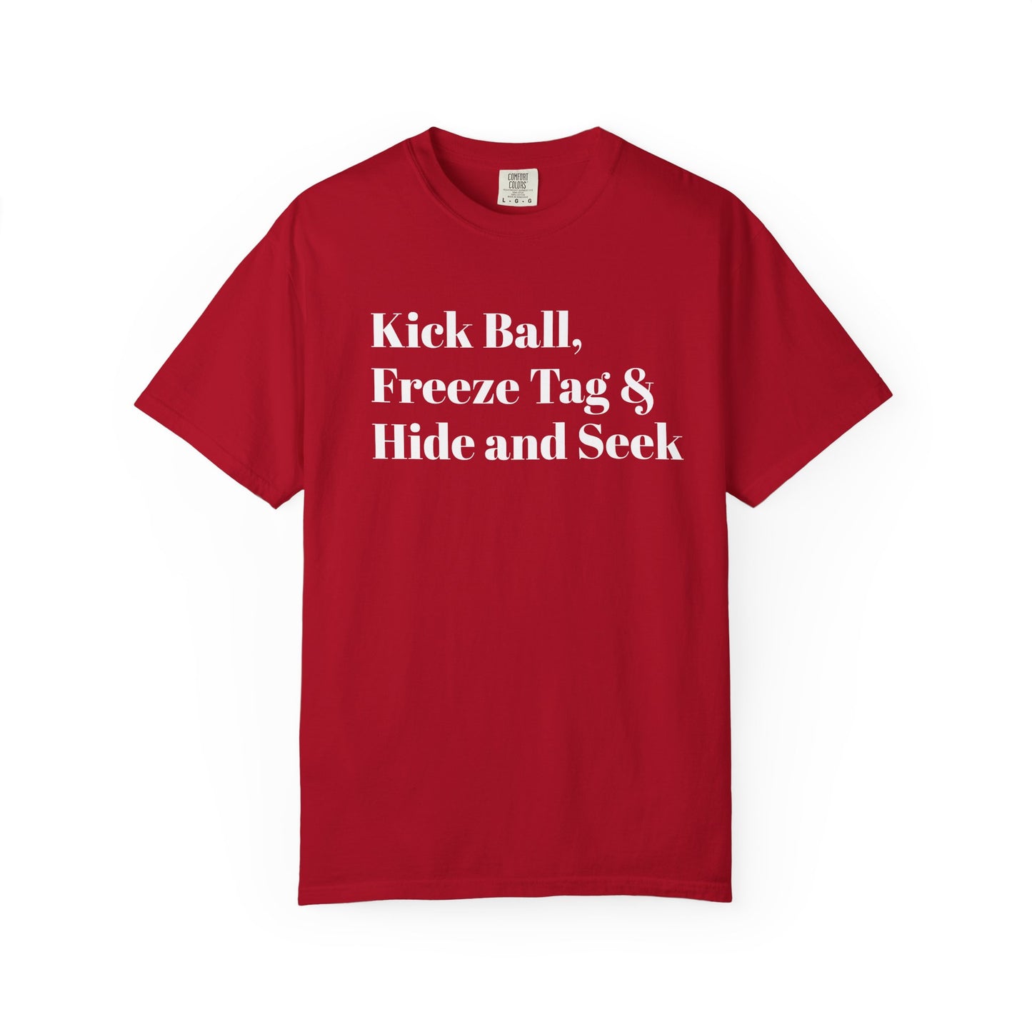 Kick Ball Nostalgia Tee - White font