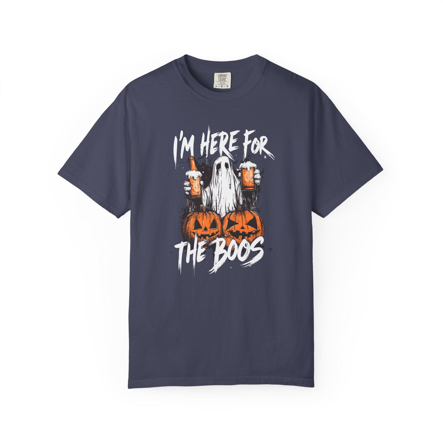 “I’m Here For The Boos” Graphic Tee - White font