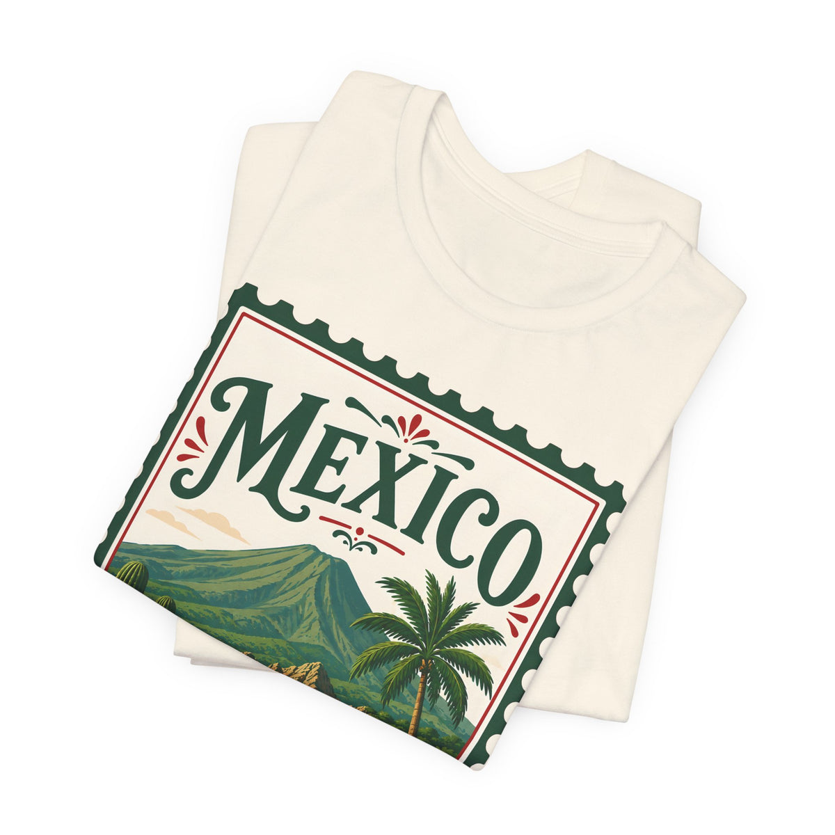 Mexico Vintage Postage Stamp Graphic Tee